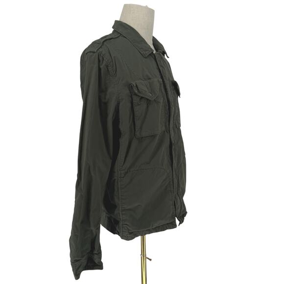 Banana Republic Olive Green Utility Cargo Jacket Men's XL Casual Safari - Picture 2 of 9